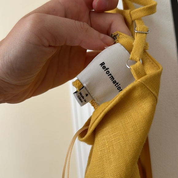 Reformation Malibu linen dress size 4 - Picture 4 of 6
